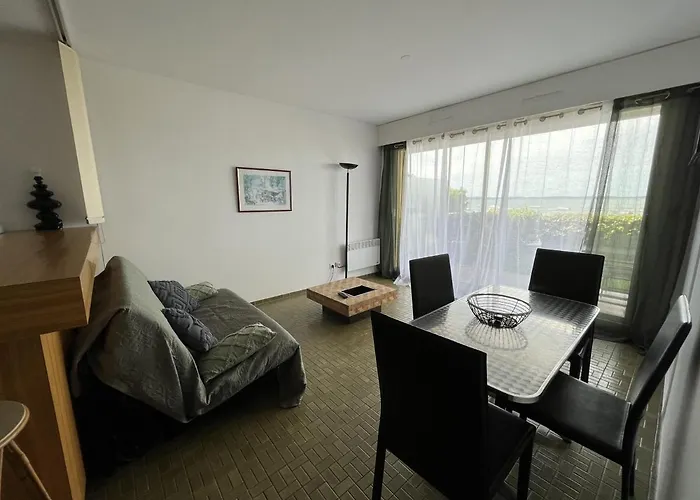 アパート T2 Rdc Avec Jardinet Et Acces Direct Plage, Parking Securise, Proche Commerces - Fr-1-374-2 アルカション